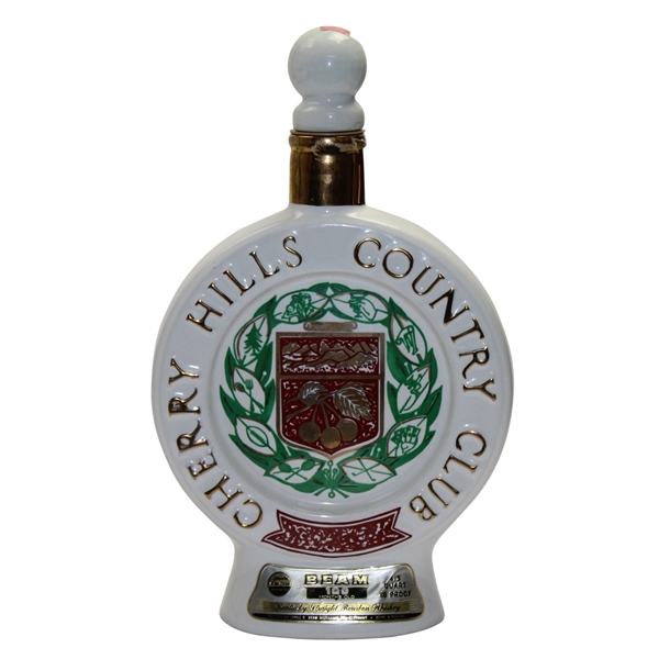 Cherry Hills CC Golden Anniversary 1922-1972 Jim Beam Decanter