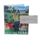 LeRoy Neiman Signed Big Time Golf Book JSA ALOA