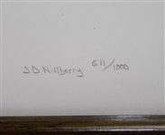 J.D. Hillberry Ltd Ed #611/1000 Pencil Sketch Print - Framed
