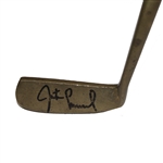 Wood Shaft Otey Crisman Putter with Justin Leonard & Julie Inkster Signed Head JSA ALOA