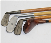 Children's Wood Shaft Golf Clubs - Wood, Iron, and Two Putters