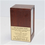1987 Memorial Tournament Old Tom Morris & Young Tom Morris Display Gift w/Silver Clubs