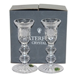 1994 The Memorial Tournament Pair of Waterford Crystal Candle Holders