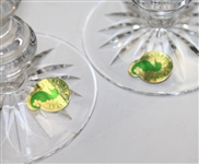 1994 The Memorial Tournament Pair of Waterford Crystal Candle Holders