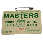 1967 Masters Tournament Badge - #18663