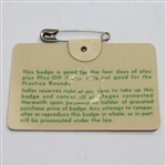 1967 Masters Tournament Badge - #18663