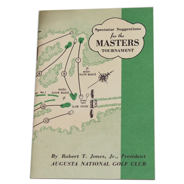 1953 Masters Spectator Guide - Ben Hogan Victory