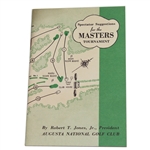 1953 Masters Spectator Guide - Ben Hogan Victory