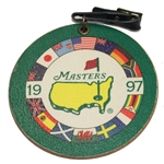 1997 Masters Wooden Bag Tag - Champions Listed on Reverse