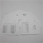 Lot of 25 Augusta National Golf Club Blank Scorecards