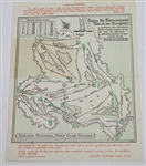 1953 Masters Friday Pairing Sheet - Ben Hogan Winner