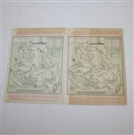 1960 Masters Thursday & Friday Pairing Sheets - Arnold Palmer Winner
