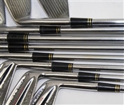 Full Set of Jack Fleck Personal Signature Spalding Pro-Model Irons - Reg #653951