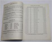 1966 Augusta National Masters Scoring Records & Statistics Booklet - 1934-1965