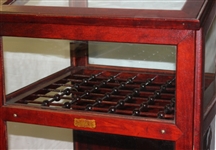 Vintage (Wood, Glass & Iron) Umbrella Case-Makes Ideal Club Display Case!