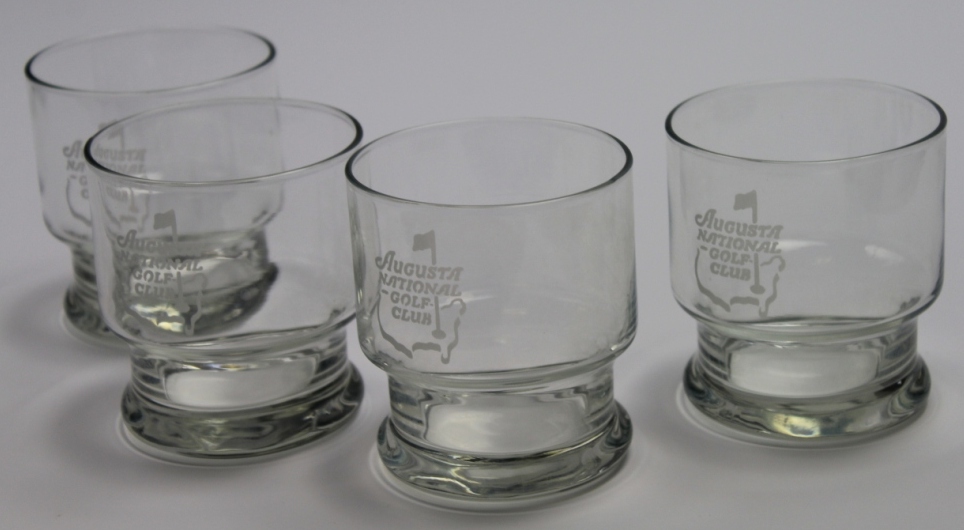 Lot Detail - Lot of Four Augusta National Golf Club Water Glasses