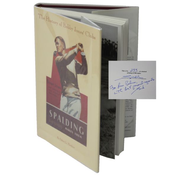 The History of Bobby Jones Clubs - 233/500 - Signed by Author Sid Matthews