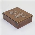 Heintz Sterling on Bronze Box with Insignia