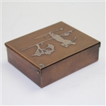 Heintz Sterling on Bronze Box with Insignia