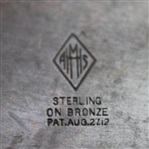 Heintz Sterling on Bronze Box with Insignia