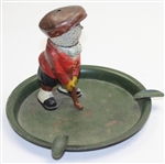 Vintage Dunlop Man Standing in Large Ash Tray