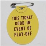 1965 Masters Tournament Badge #957 - Jack Nicklaus 2nd Masters Victory