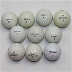 Lot of Ten Oakmont  Country ClubLogo Golf Balls - Various Time Period Logos