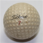 Ben Hogan 1953 US Open @ Oakmont Championship Used Titleist Golf Ball-Gifted To Ralph Hutchison