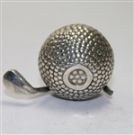 Vintage Cross Clubs Silver Pin Cushion