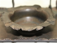 Metal Plump Golfer Ash Tray with Flag