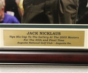 Jack Nicklaus Waves Masters Goodbye in 2005 - 45th & Final - Framed