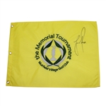Justin Rose Signed Undated Memorial Embroidered Flag JSA ALOA