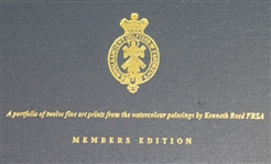 R&A Club St. Andrews Member's Edition Kenneth Reed Signed Portfolio Art Prints #159 JSA ALOA