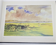 R&A Club St. Andrews Member's Edition Kenneth Reed Signed Portfolio Art Prints #159 JSA ALOA