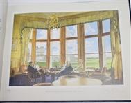 R&A Club St. Andrews Member's Edition Kenneth Reed Signed Portfolio Art Prints #159 JSA ALOA