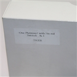 Tiger Woods' Personal Box of 'One Platinum' Golf Balls with Two Golf Balls