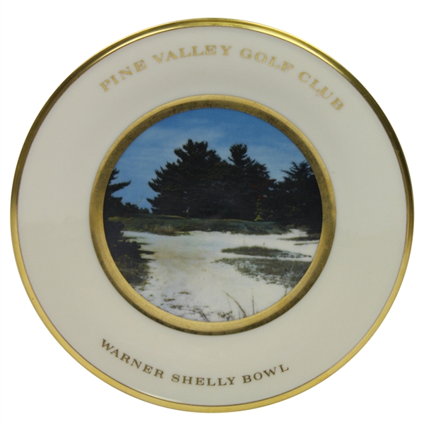 Pine Valley Golf Club Lenox Warner Shelly Bowl - 17th Hole