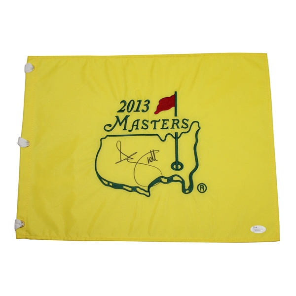 Adam Scott Signed 2013 Masters Embroidered Flag JSA #M99966