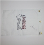 Tom Watson Signed PGA Tour Embroidered Flag JSA ALOA