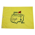 Phil Mickelson Signed 2006 Masters Embroidered Flag JSA ALOA