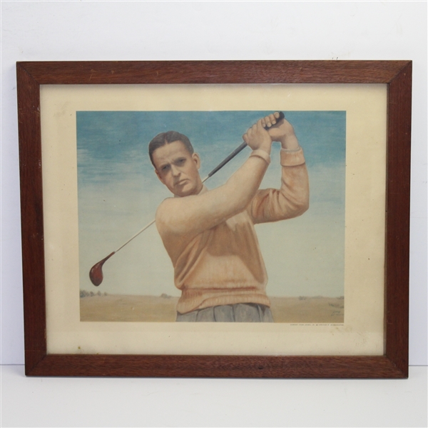 Bobby Jones Reproduction Print by Dwight D. Eisenhower - Framed