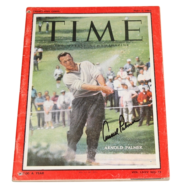 Arnold Palmer Signed TIME Magazine May 2, 1960 JSA #P36666
