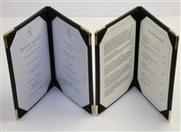 Lot of Two Augusta National Golf Club 2008 Dessert Specials & Wine List Menus
