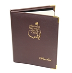 Full Augusta National Golf Club 2012 Season Wine List - 28 Pages