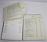 Augusta National Golf Club Wines and Beverages 2000 Season Menu