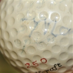 Dick Mayer 1957 US Open Winner @ Inverness Champ. Used Golf Ball-Gifted To Ralph Hutchison