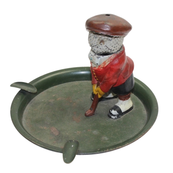 Vintage Dunlop Man Standing in Large Ash Tray