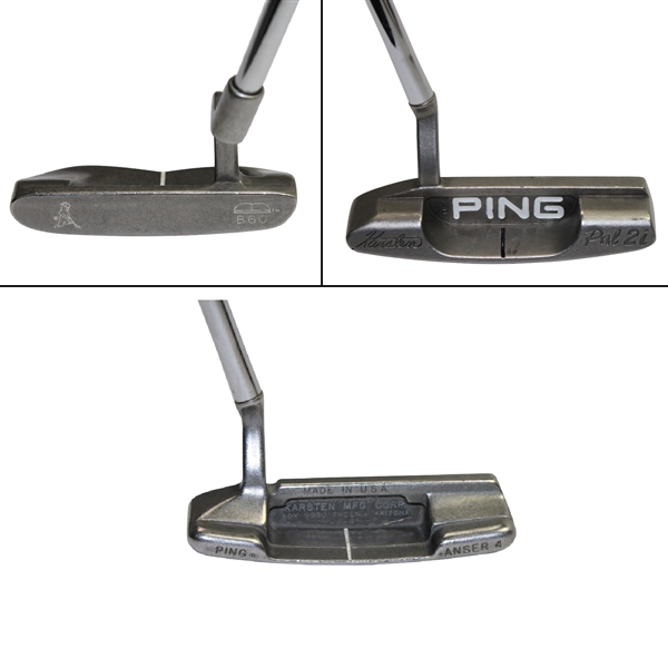 Lot of 3 Putters - PING B60 Off-Set, PING Karsten Pal 2i, & PING Anser 4 - Karsten Phoenix