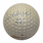 Sam Snead 1951 PGA Championship at Oakmont C.C. Tournament Used Golf Ball Gifted To Ralph Hutchison