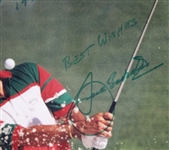 Seve Ballesteros Signed 8x10 Photo with 1980 & 1983 Masters Notation JSA ALOA